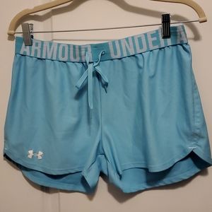 Blue Women's Under Armour shorts
